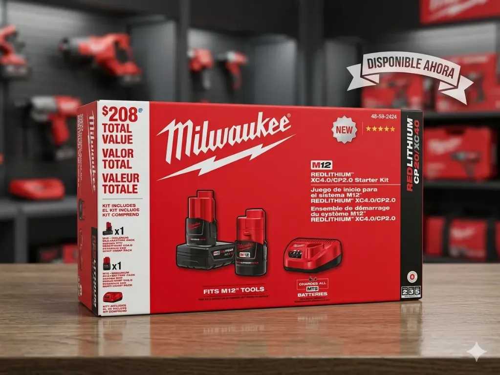 Kit de baterias -M12 REDLITHIUM XC4.0/CP2.0 Milwaukee